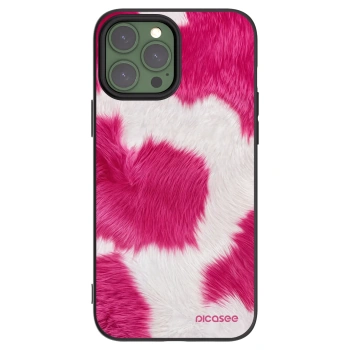 Picasee silikónový čierny obal pre Apple iPhone 13 Pro Max - Pink Moo
