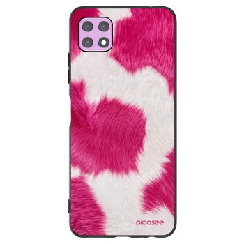 Picasee silikónový čierny obal pre Samsung Galaxy A22 A226B 5G - Pink Moo