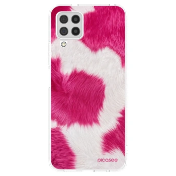 Picasee silikónový prehľadný obal pre Samsung Galaxy A22 A225F 4G - Pink Moo