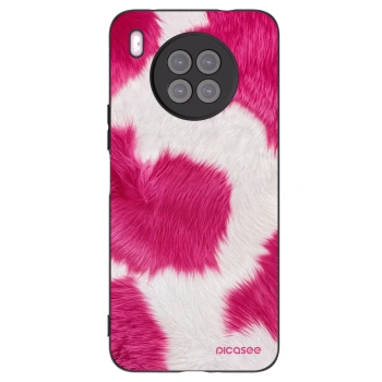 Picasee silikónový čierny obal pre Huawei Nova 8i - Pink Moo