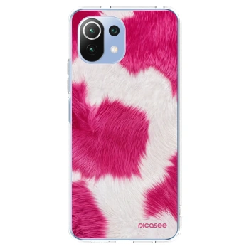 Picasee silikónový prehľadný obal pre Xiaomi 11 Lite 5G NE - Pink Moo