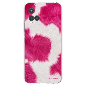 Picasee silikónový prehľadný obal pre Vivo Y33s - Pink Moo