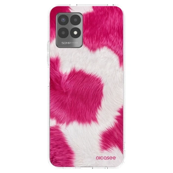 Picasee silikónový prehľadný obal pre Realme 8i - Pink Moo