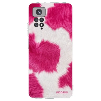 Picasee silikónový prehľadný obal pre Xiaomi Redmi Note 11 - Pink Moo