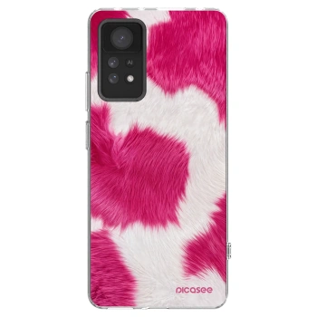 Picasee silikónový prehľadný obal pre Xiaomi Redmi Note 11 Pro 5G - Pink Moo