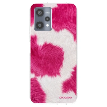 Picasee silikónový prehľadný obal pre Realme 9 Pro 5G - Pink Moo