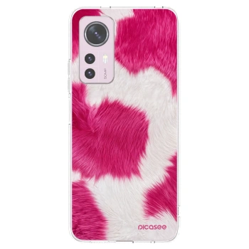 Picasee silikónový prehľadný obal pre Xiaomi 12 - Pink Moo