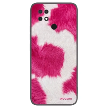 Picasee silikónový čierny obal pre Xiaomi Redmi 10C - Pink Moo
