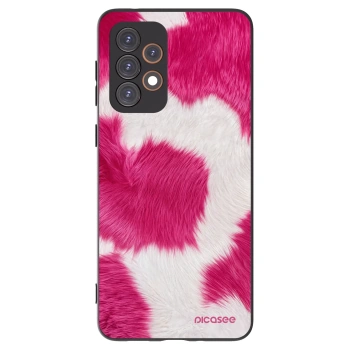 Picasee silikónový čierny obal pre Samsung Galaxy A33 5G A336 - Pink Moo
