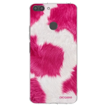 Picasee silikónový prehľadný obal pre Huawei P Smart - Pink Moo