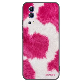 Picasee silikónový čierny obal pre Vivo Y52 5G - Pink Moo
