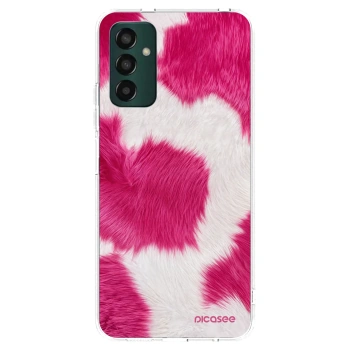 Picasee silikónový prehľadný obal pre Samsung Galaxy M13 M135F - Pink Moo