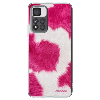 Picasee silikónový prehľadný obal pre Xiaomi Redmi Note 11 Pro+ 5G - Pink Moo