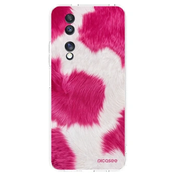 Picasee silikónový prehľadný obal pre Honor 70 - Pink Moo
