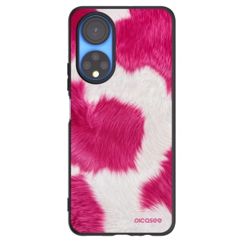 Picasee silikónový čierny obal pre Honor X7 - Pink Moo