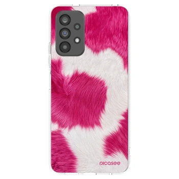 Picasee silikónový prehľadný obal pre Samsung Galaxy A73 5G - Pink Moo