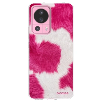 Picasee silikónový prehľadný obal pre Xiaomi 13 Lite - Pink Moo