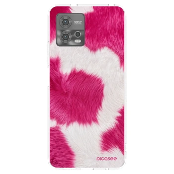 Picasee silikónový prehľadný obal pre Motorola Moto G72 - Pink Moo