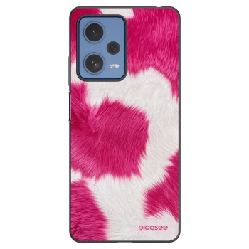 Picasee silikónový čierny obal pre Xiaomi Redmi Note 12 Pro 5G - Pink Moo