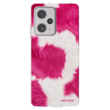 Picasee silikónový prehľadný obal pre Xiaomi Redmi Note 12 Pro+ 5G - Pink Moo