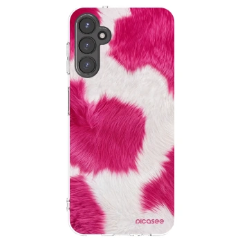 Picasee silikónový prehľadný obal pre Samsung Galaxy A14 5G A146P - Pink Moo