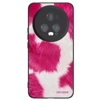 Picasee silikónový čierny obal pre Honor Magic5 Pro - Pink Moo