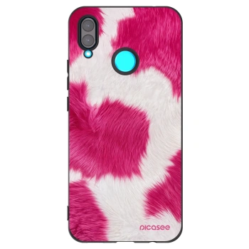 Picasee silikónový čierny obal pre Huawei Nova 3 - Pink Moo