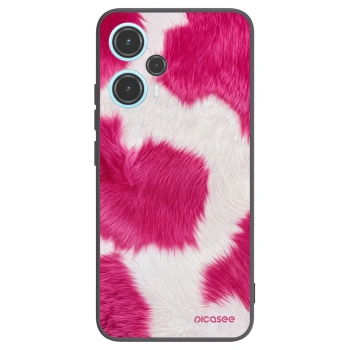 Picasee silikónový čierny obal pre Xiaomi Poco F5 - Pink Moo