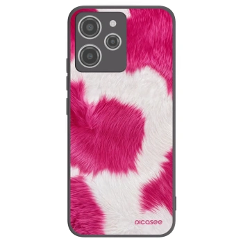 Picasee silikónový čierny obal pre Xiaomi Redmi 12 4G - Pink Moo