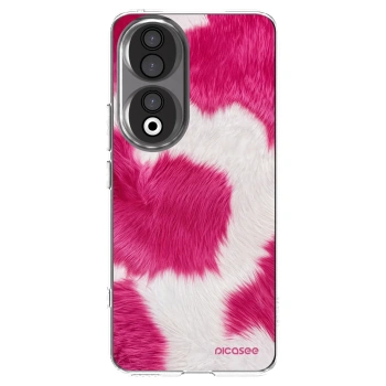 Picasee silikónový prehľadný obal pre Honor 90 5G - Pink Moo