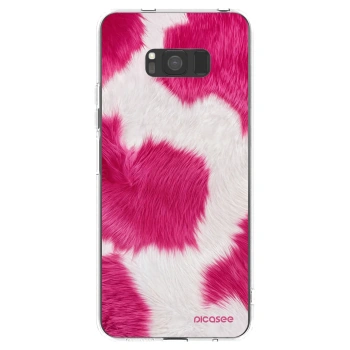 Picasee silikónový prehľadný obal pre Samsung Galaxy S8 G950F - Pink Moo