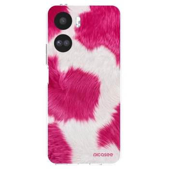 Picasee silikónový prehľadný obal pre Honor 90 Lite 5G - Pink Moo