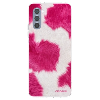 Picasee silikónový prehľadný obal pre Motorola Moto G62 - Pink Moo