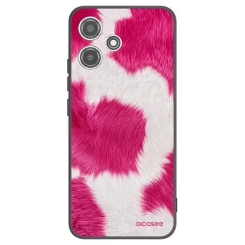 Picasee silikónový čierny obal pre Xiaomi Redmi 12 5G - Pink Moo