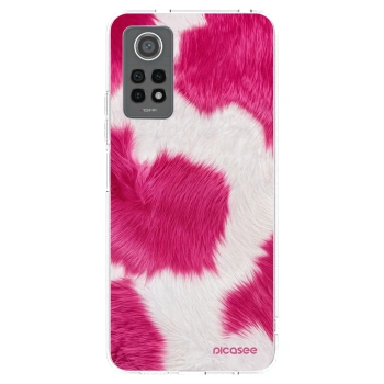 Picasee silikónový prehľadný obal pre Xiaomi Redmi Note 12 Pro 4G - Pink Moo