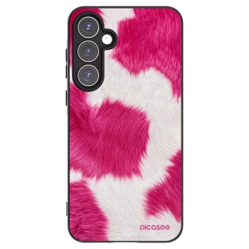 Picasee silikónový čierny obal pre Samsung Galaxy A55 5G A556B - Pink Moo