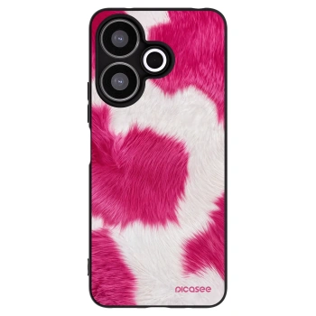 Picasee silikónový čierny obal pre Xiaomi Redmi 13 4G - Pink Moo