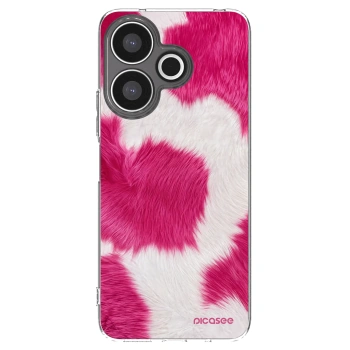 Picasee silikónový prehľadný obal pre Xiaomi Redmi 13 4G - Pink Moo