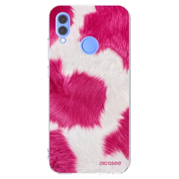 Picasee silikónový prehľadný obal pre Huawei P Smart 2019 - Pink Moo