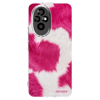 Picasee silikónový prehľadný obal pre Honor 200 Pro 5G - Pink Moo