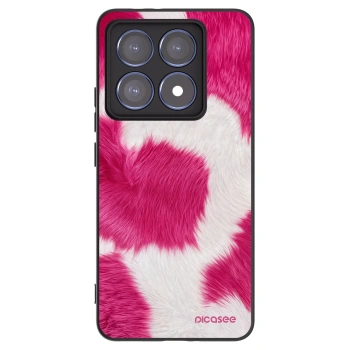 Picasee silikónový čierny obal pre Xiaomi 14T Pro - Pink Moo