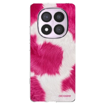 Picasee silikónový prehľadný obal pre Xiaomi Redmi Note 14 Pro 5G - Pink Moo