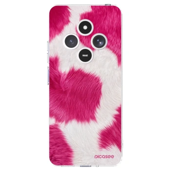 Picasee silikónový prehľadný obal pre Xiaomi Redmi 14C - Pink Moo