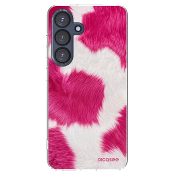 Picasee silikónový prehľadný obal pre Samsung Galaxy S25 5G - Pink Moo