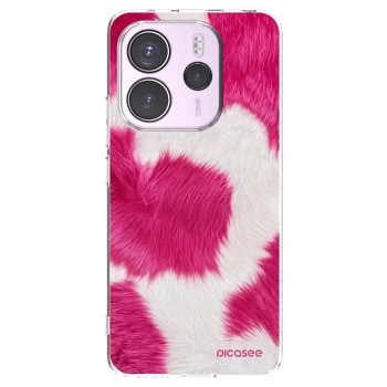 Picasee silikónový prehľadný obal pre Xiaomi Redmi Note 14 4G - Pink Moo