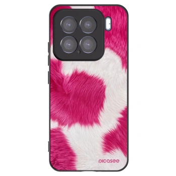 Picasee silikónový čierny obal pre Xiaomi 15 - Pink Moo