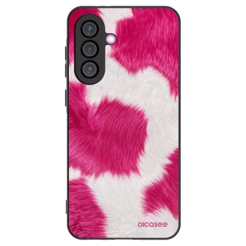 Picasee silikónový čierny obal pre Samsung Galaxy A56 5G A566B - Pink Moo