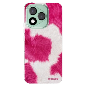 Picasee silikónový prehľadný obal pre Honor 400 Lite 5G - Pink Moo