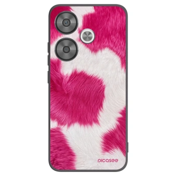 Picasee silikónový čierny obal pre Xiaomi Poco F6 - Pink Moo