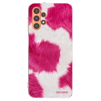 Picasee silikónový prehľadný obal pre Samsung Galaxy A13 5G - Pink Moo